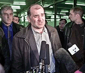 One of the released hostages