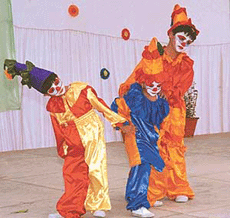 Students perform at the annual function of DAV School, Sector-8, Panchkula.