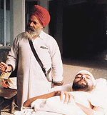 A victim of electric shock: Gurpreet Singh.