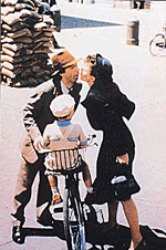 A scene from Life is Beautiful 