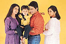 Bhagyashree, Khan and Kulkarni in Sambandh