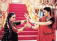 A scene from Kyonki Saas Bhi Kabhi Bahu Thi: A stabilising influence is at work