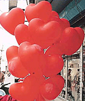 Valentine�s Day seems to have enthused youngsters, and even the middle aged. Ludhiana Tribune received telephone calls from youngsters if they could send Valentine�s Day messages.