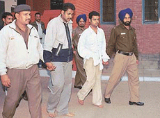 Inderjit Singh and Rohit Makkar, who have been accused of murdering H.S. Brar, a Sector 44 resident