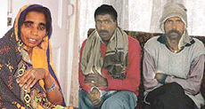 Parents and relatives of Manju, who is missing since February 14.
