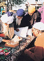 Baba Kirtan Singh and Dr Mohammad Rizwanul Haque