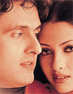 Sonu Nigam with Riya Sen in Yaad