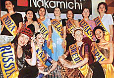 Contestants of Miss Euro-Asia 2001