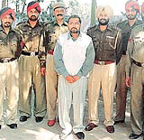 Ved Parkash, Executive Director, Punwire, with police officials.