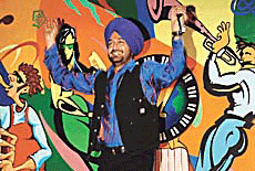 Malkit Singh at Planet M in Chandigarh on Thursday.
