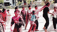Holi Hai! Children have a colourful time in Ludhiana on Holi.
