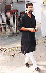 Tarun Tejpal , Editor of tehelka.com, comes out after deposing before the three-member Army court near South Block in New Delhi on Tuesday.