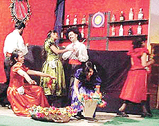 A scene from the musical, Anastasia, presented by music and theatre workshop