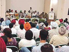 A seminar on road safety in progress in Christian Medical College, Ludhiana, on Friday.