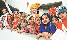 Students of Air Force School