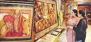 The exhibits at a Hunar exhibition in Ludhiana.