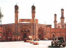 The historic mosque in Afghanistan�s western city of Herat is seen in this March 5, 2000 file photo.