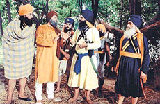 A scene from the film Amar Khalsa.