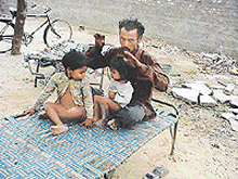 Raj Kumar, who was allegedly tortured by the Ludhiana police and can barely walk, narrates the incident.