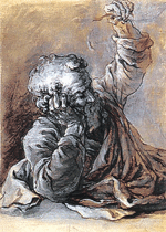 Drawing by Georges Lallemani c 1625, Getty Museum, Los Angeles