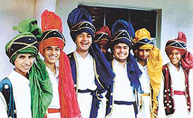These cheerful boys are part of the bhangra team of Akal Sahai Convent Senior Secondary School in Ludhiana.