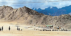 The Leh golf course is the highest golf course in the world.