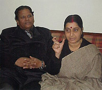Union Minister Sushma Swaraj