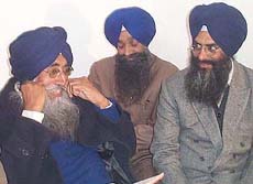 Mr Simranjit Singh Mann, President, Shiromani Akali Dal (Amritsar), while addressing a Press conference in Amritsar on Saturday