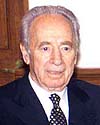 Israeli Foreign Minister Shimon Peres