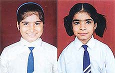 Suranshi Thukral and Rinthikha Thukral