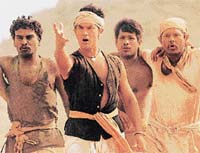 A scene from film �Lagaan�