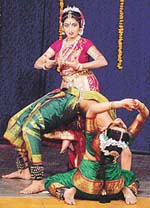 Shilpi Baruri with her troupe perform bharatnatyam Pracheen Kala Kendra in Sector 35, Chandigarh, on Tuesday.