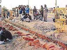 A scene of the disputed plot