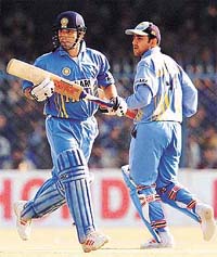 Sachin Tendulkar and Virendar Sehwag