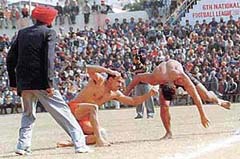 An exciting moment during a match between India and Canada