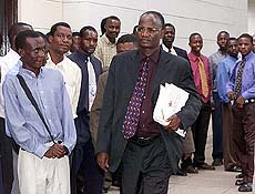 Zimbabwean Minister of State for Information and Publicity Jonathon Moyo 