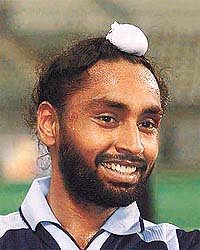 Baljit Singh Dhillon, who has been named captain of the Indian hockey team