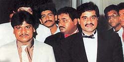 Dawood with his henchman Chota Rajan