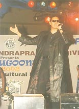 Shukbir at the Anugoonj Youth Festival.