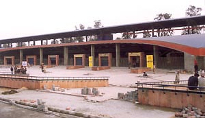  Metro railway station is well-nigh complete at Seelampur.