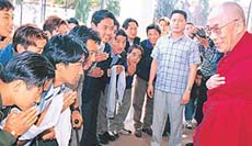 Folded hands and praying lips