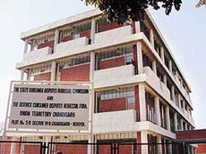 The new consumer courts building in Sector 19, Chandigarh.
