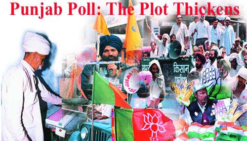 Punjab Poll: The Plot Thickens --- Photos:Karam Singh and Pankaj Sharma