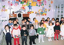 Children of Strawberry Fields sing songs