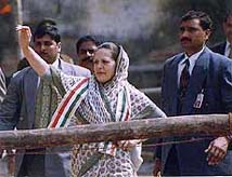 Congress President Sonia Gandhi