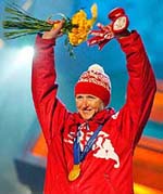 Russian medalist Olga Danilova 