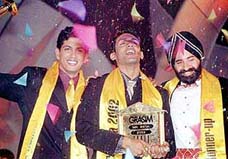 Raghu Mukherjee of Bangalore who won the Grasim Mr India crown