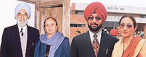 Dr A.P. Mann and Dr S.K. Mann, and Dr H.S. Dhaliwal and Dr Ravinder Kaur both alumni couples of the PAU.