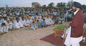 Newly elected MLA Jeet Mohinder Singh Sidhu consoles aggrieved farmers