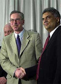 Sri Lankan Prime Minister Ranil Wickremesinghe